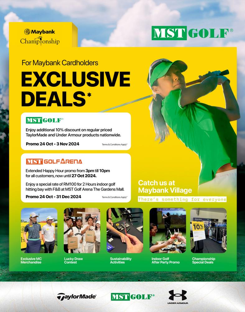Golf gear, discounts, sustainability with mst golf at maybank championship Golf gear, discounts, sustainability with mst golf at maybank championship