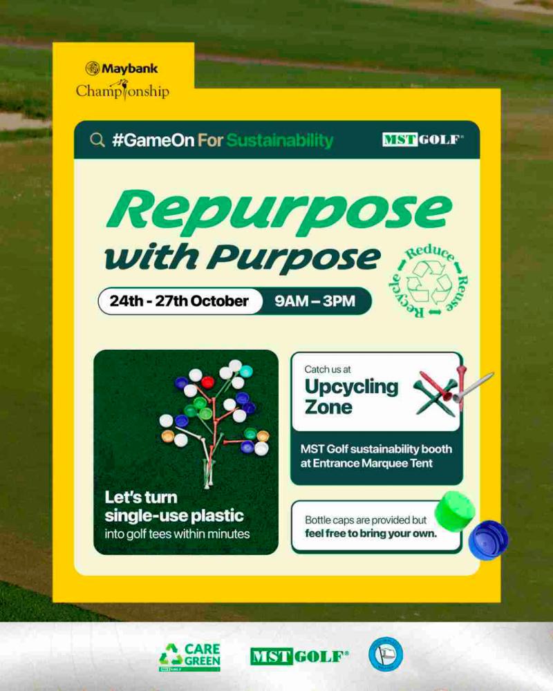 Golf gear, discounts, sustainability with mst golf at maybank championship Golf gear, discounts, sustainability with mst golf at maybank championship