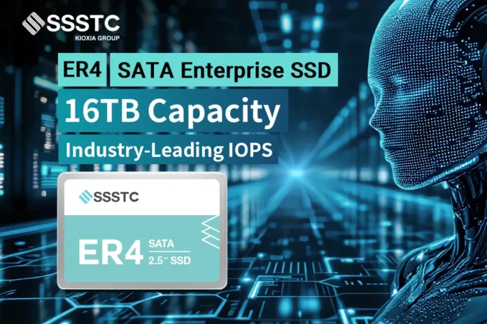 SSSTC has introduced its new ER4 Series enterprise SATA SSDs, offering capacities up to 16TB, high IOPS performance, and advanced data protection features designed for OLTP, AI, cloud, and data analytics workloads.