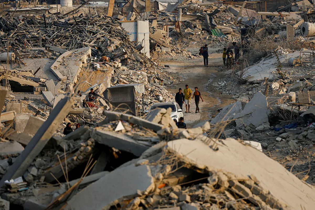 israel-palestinians-gaza US forces working with Israel on Gaza aid, Israeli official says