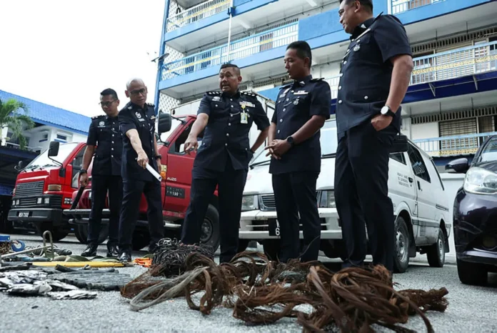 Sindiket curi kabel TM ditumpas, tujuh lelaki ditahan di Setapak