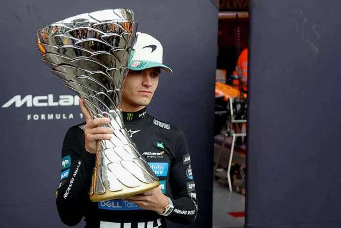 Norris extends F1 title lead with Sao Paulo victory, Verstappen charges to third