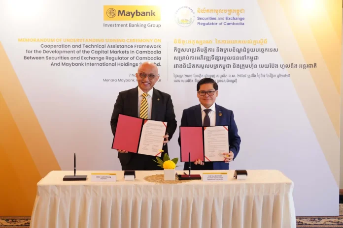 Maybank and Cambodia securities regulator renew partnership to develop capital market