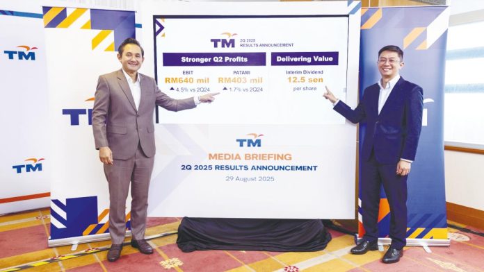 TM reports higher Q2 net profit, declares 12.5 sen dividend TM reports higher Q2 net profit, declares 12.5 sen dividend