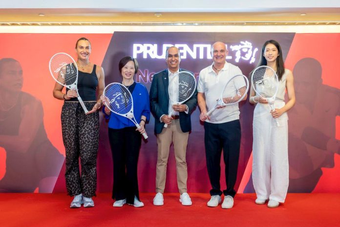 Prudential NextGen Aces featured Exclusive On-Court Session and Panel Series with tennis icons Andre Agassi and Aryna Sabalenka