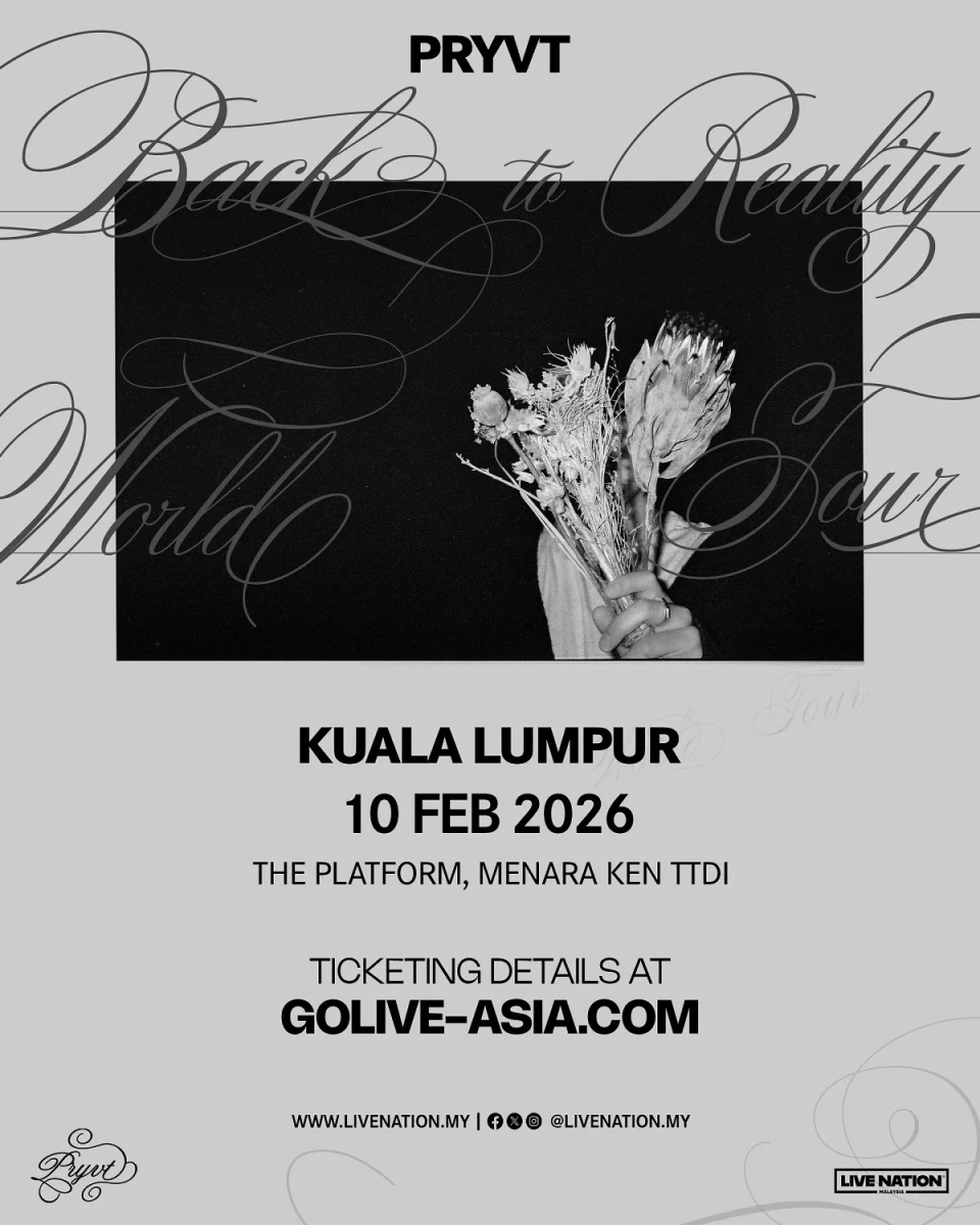 Pryvt live in kuala lumpur 2026 - back to reality tour