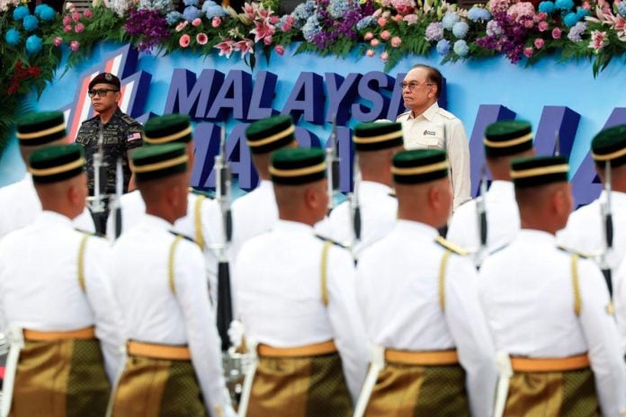 PM Anwar and cabinet attend 2025 National Day celebration in Putrajaya