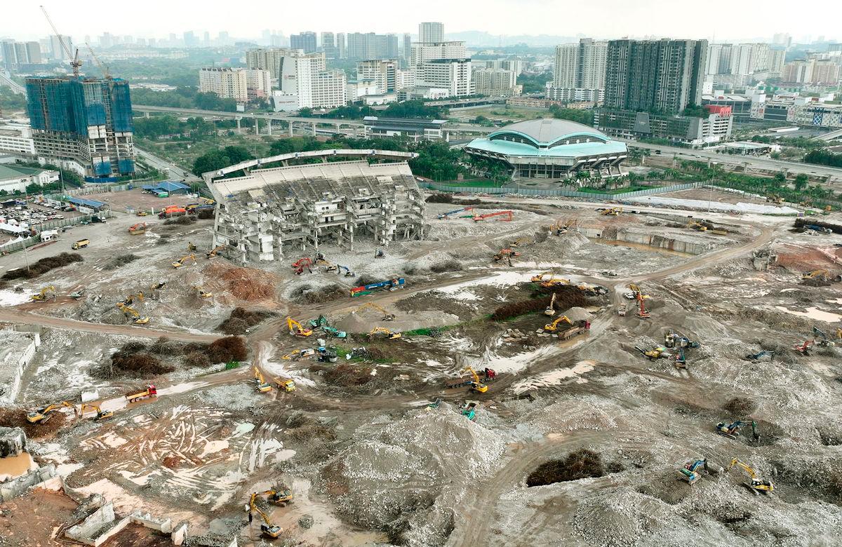 Shah Alam Stadium demolition done ahead of schedule Shah Alam Stadium demolition done ahead of schedule