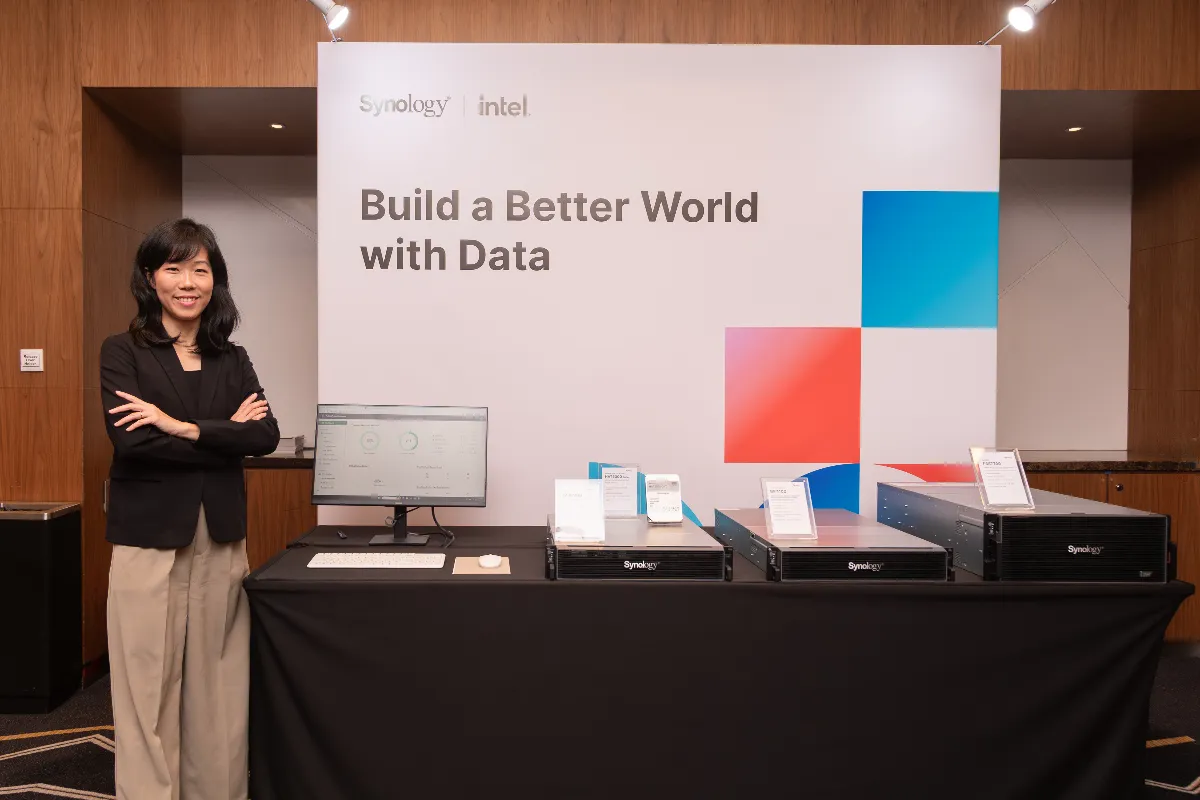 synology Thachawan Chinchanakarn, Head of Southeast Asia at Synology, with the company’s latest data management solutions