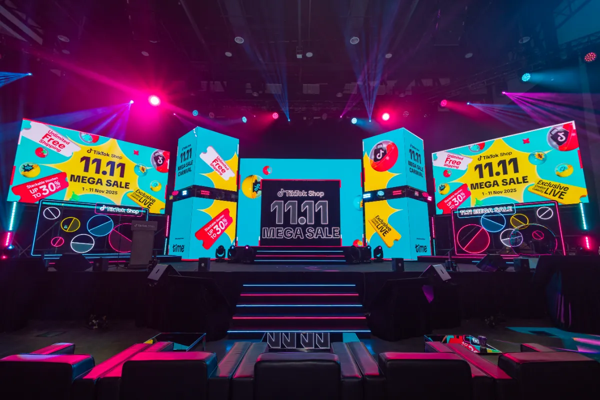 TikTok Shop 11.11 Mega Sale Carnival Main Stage
