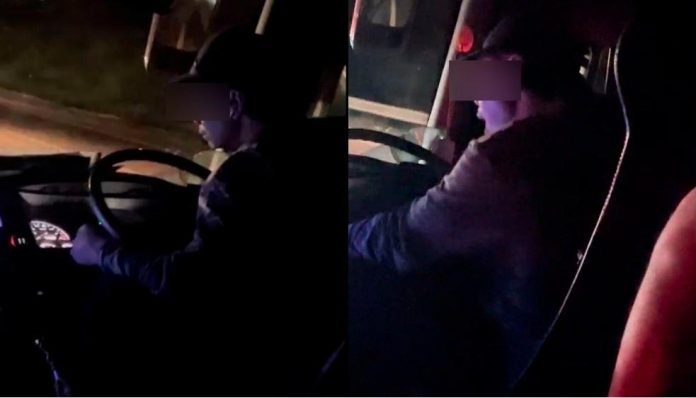 Express bus passenger claims driver displayed erratic behaviour due to alleged drug use