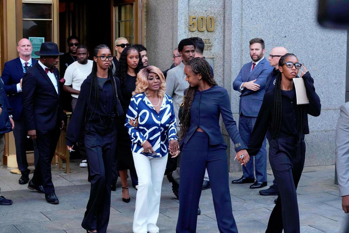 Tears, prayers, exultation: Diddy radiates relief after partial acquittal