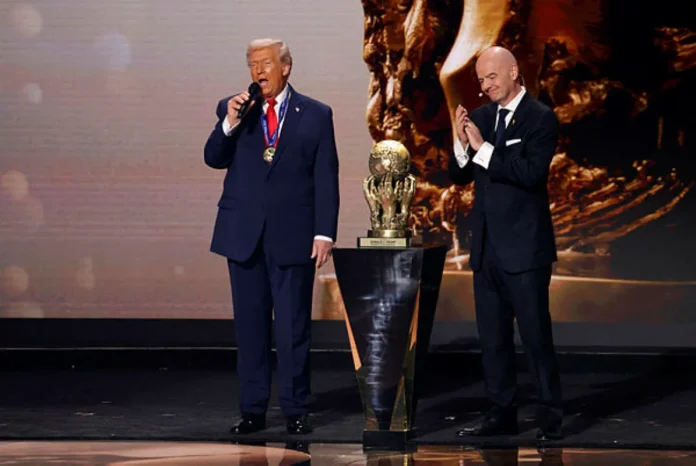 Trump receives FIFA's inaugural peace prize at World Cup draw Trump receives FIFA's inaugural peace prize at World Cup draw