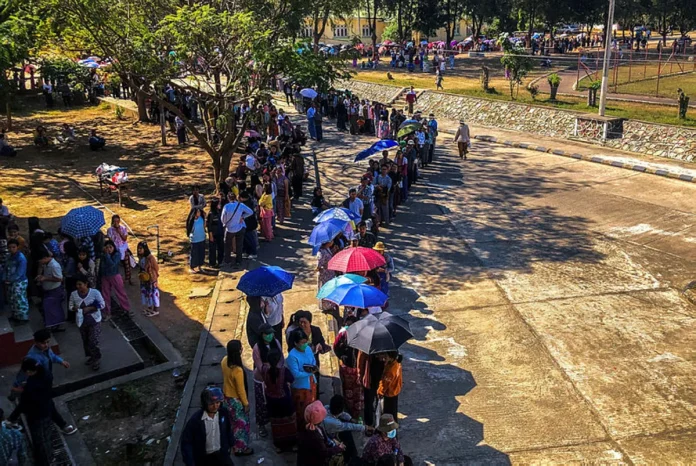 2025-12-28t111354z-214471134-rc2ipialhbuq-rtrmadp-3-myanmar-election-t69510300-m800-x079cea50 Weak turnout seen in Myanmar's phased election, first since 2021 coup