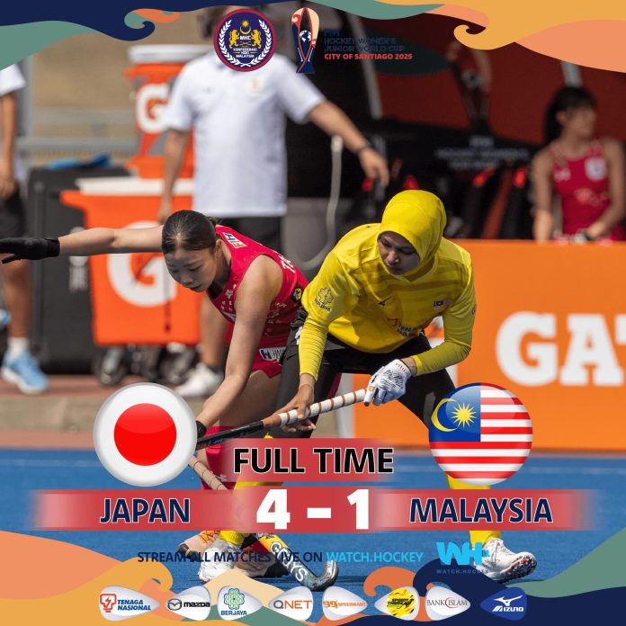 Malaysia's junior women's hockey team loses World Cup opener to Japan