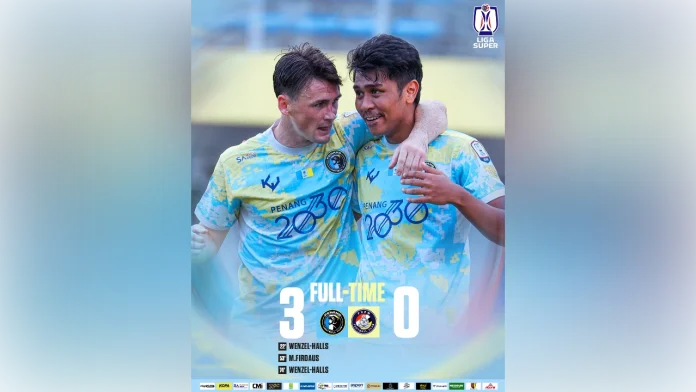 Penang FC climb off Super League bottom with 3-0 win over PDRM