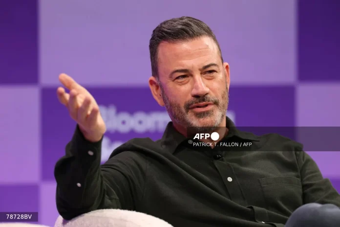 Jimmy Kimmel tells UK TV that 'tyranny is booming' in the US