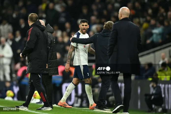 Tottenham's Romero faces extended ban after FA charge for red card incident