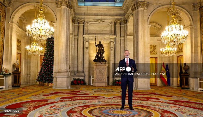 Felipe VI urges Spain to bridge political divide in Christmas message
