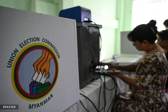 Myanmar pro-military party claims huge lead in junta-run poll