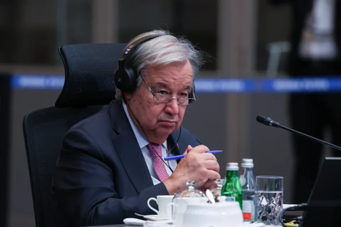 UN chief urges leaders to prioritise people and planet in grim New Year message