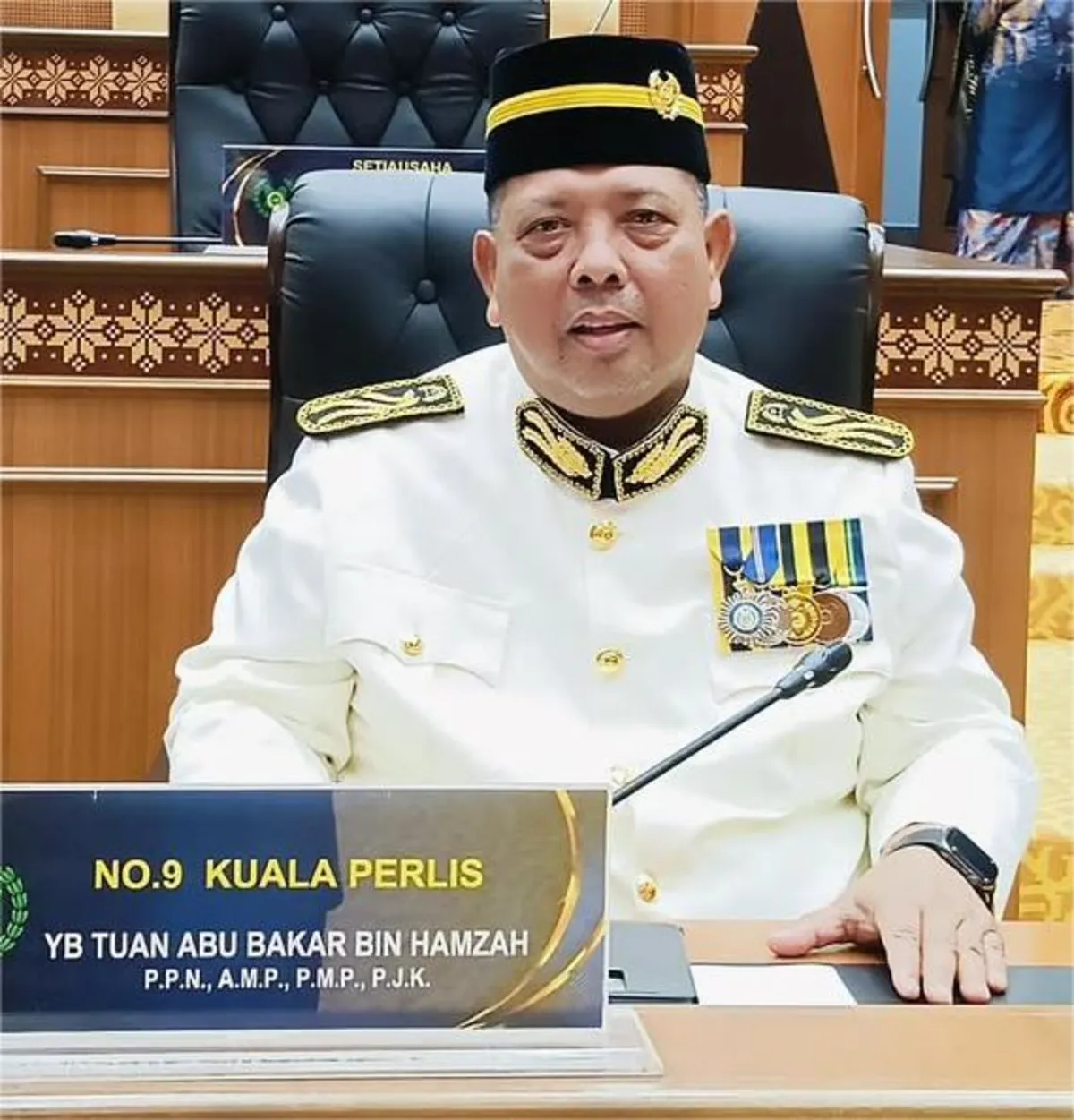 Abu Bakar Hamzah angkat sumpah sebagai Menteri Besar Perlis ke-12