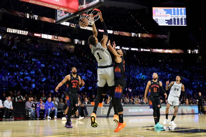 Knicks end 52-year trophy drought with NBA Cup final win over Spurs