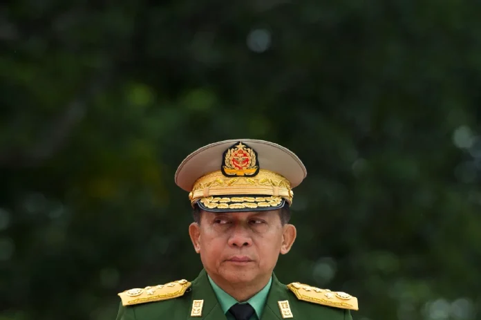 Myanmar's military ruler Min Aung Hlaing oversees controversial election