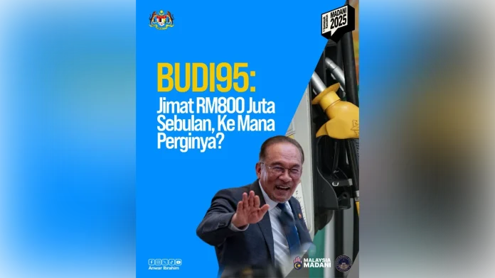 Government saves RM800 million from BUDI95 fuel subsidy programme-blurred