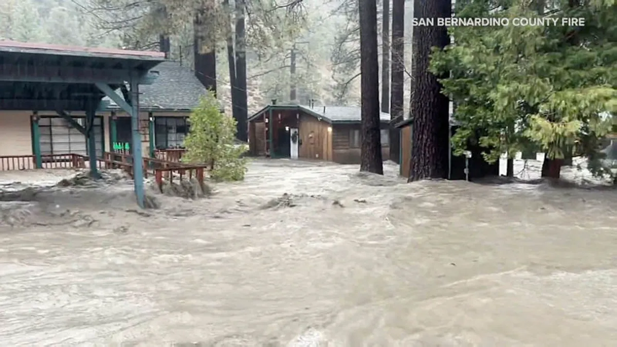 Heavy rains drench Southern California, spawn flash flooding, mud flows