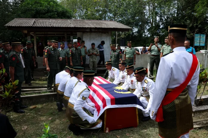MAF sergeant killed in Machang road crash laid to rest with military honours