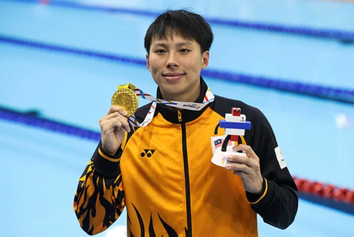 Khiew_Hoe_Yean_defends_200m_freestyle_title_for_SEA_Games_hat-trick Khiew Hoe Yean defends 200m freestyle title for SEA Games hat-trick