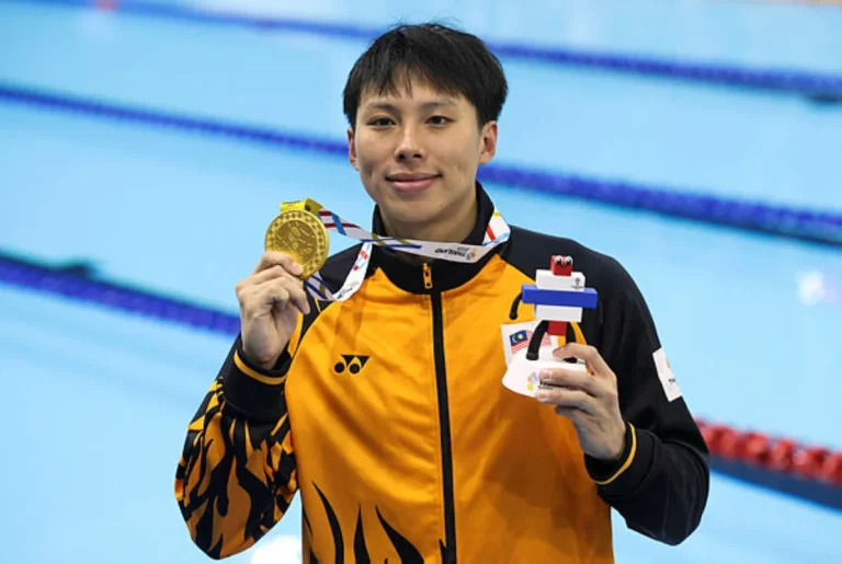 Khiew Hoe Yean defends 200m freestyle title for SEA Games hat-trick