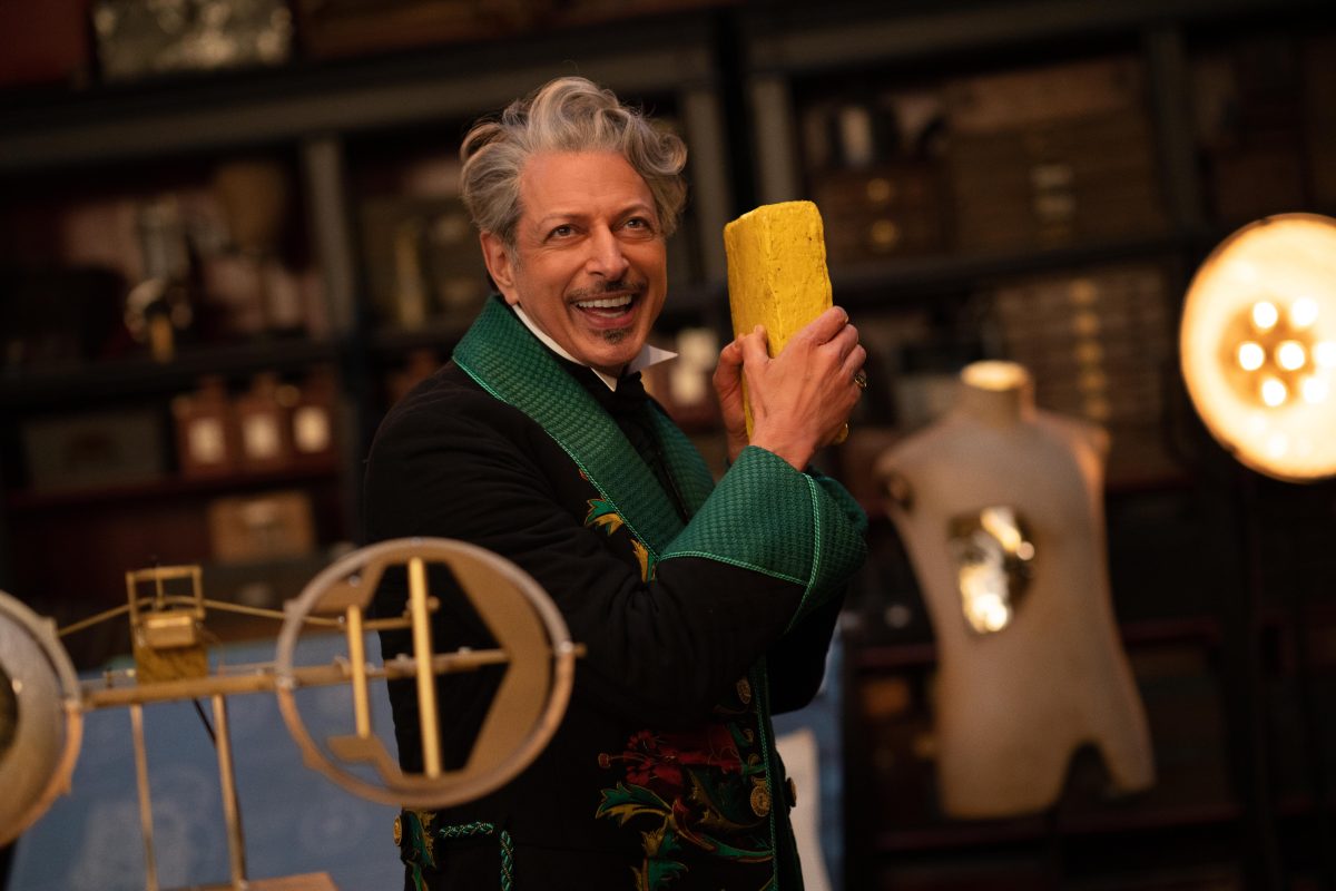 Jeff goldblum as the wizard