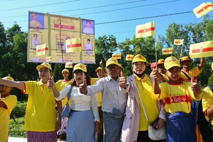 Myanmar junta stages first election since coup amid civil war
