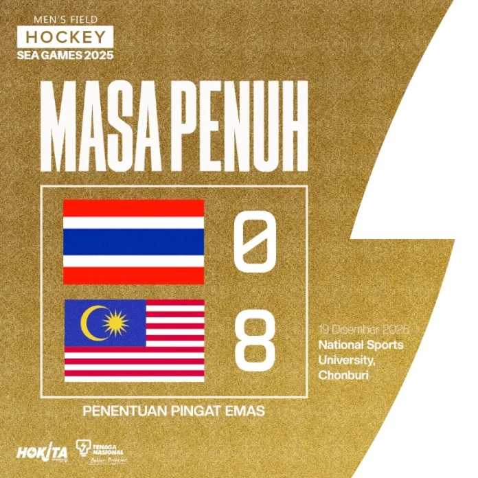 Malaysia's Speedy Tigers clinch 17th straight SEA Games hockey gold