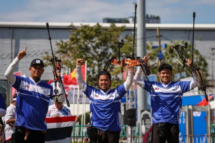 Malaysian_men_s_compound_archers_win_gold_at_2025_SEA_Games