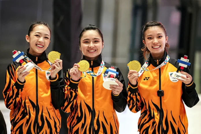 National_wushu_trio_s_intensive_training_leads_to_sensational_SEA_Games_gold National wushu trio's intensive training leads to sensational SEA Games gold