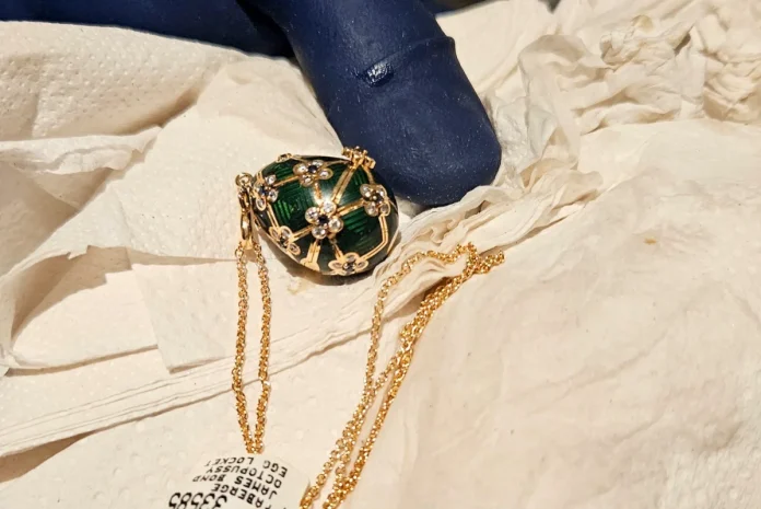 No yolk: police 'recover' Faberge egg swallowed by thief