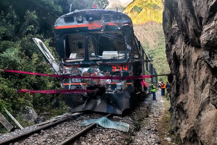 Train crash near Machu Picchu kills conductor, injures 40 tourists