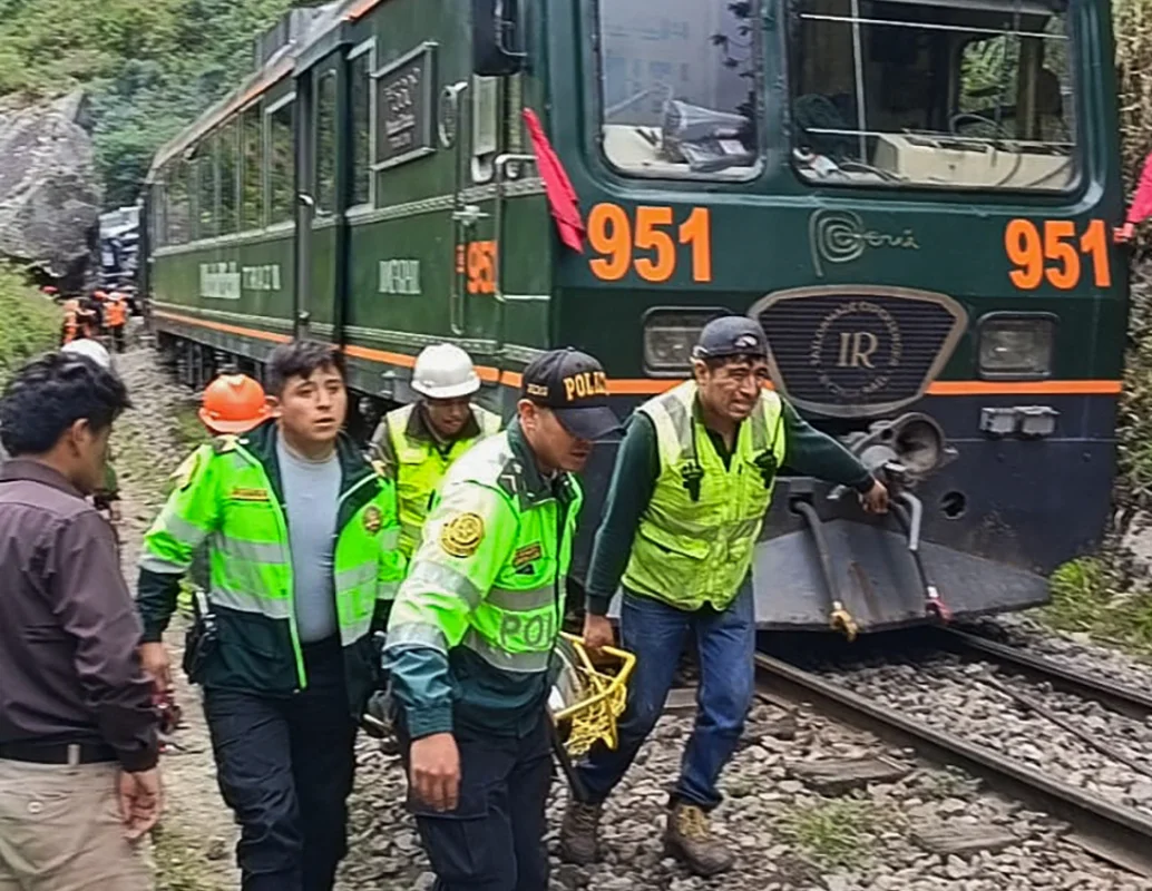 Train collision near Peru's Machu Picchu injures 15 people Train collision near Peru's Machu Picchu injures 15 people
