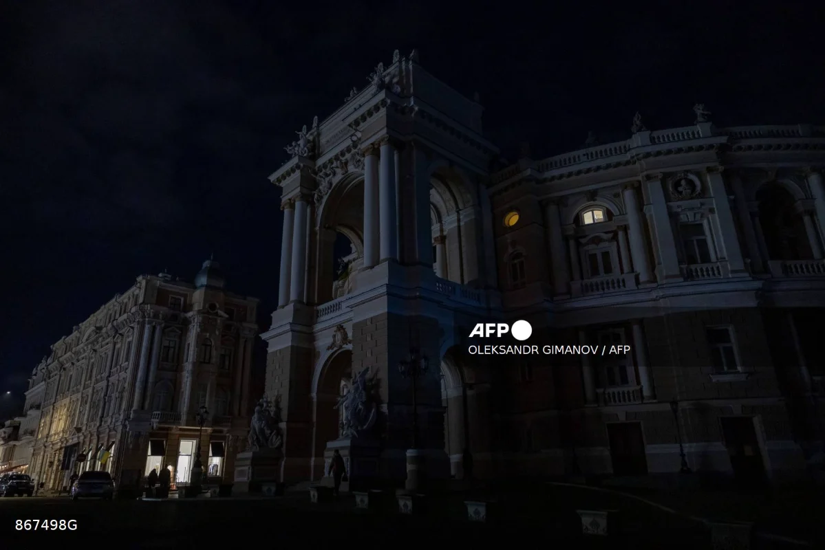 Russian drone attack hits Odesa energy facilities, causes blackouts