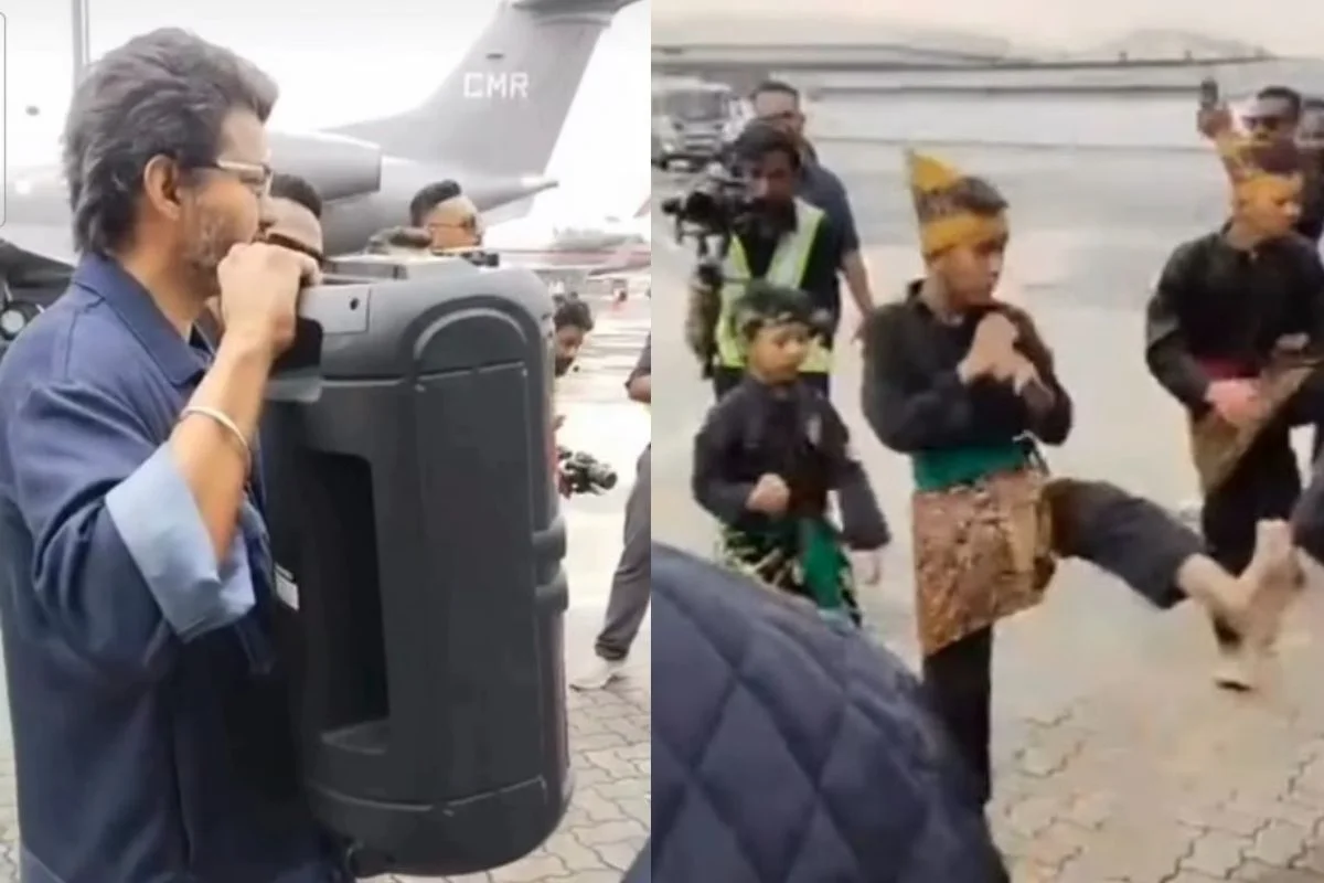 Tamil film star, politician vijay arrives in malaysia for his double-event celebration