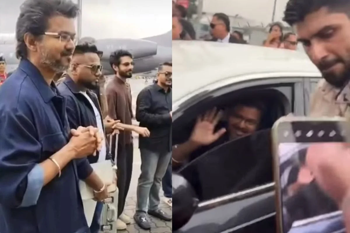 泰米尔电影明星、政治家维杰抵达马来西亚参加他的双活动庆祝活动