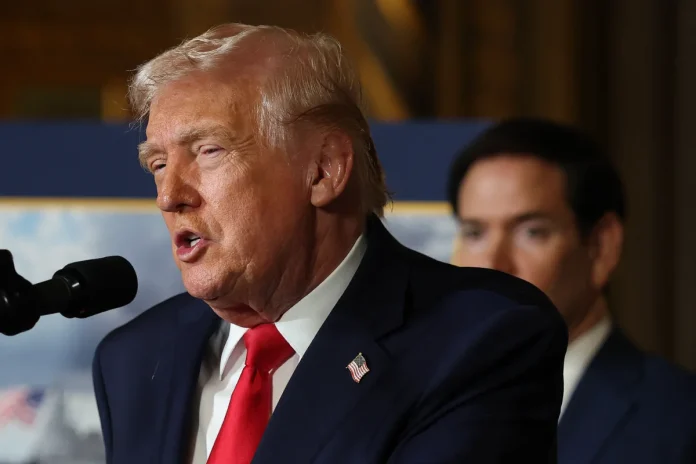 Trump suggests Maduro should step down as US tightens Venezuela blockade