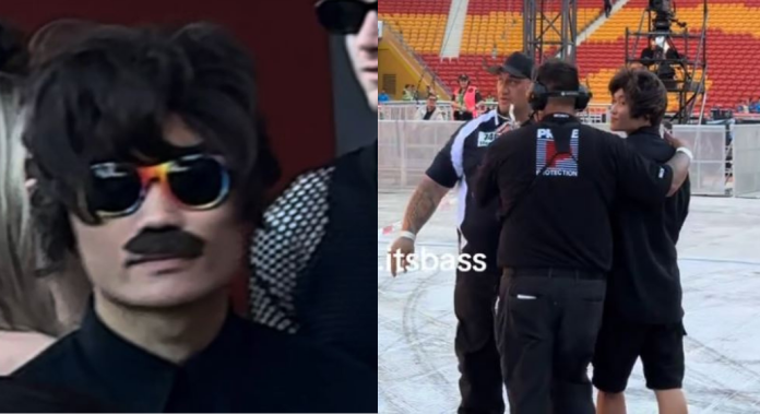 Man who rushed toward Ariana Grande in Singapore kicked out of Lady Gaga concert in Australia