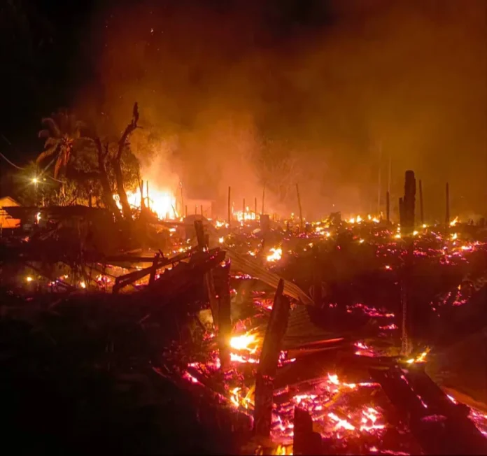 Tatau fire claims life, destroys 30 homes in squatter colony