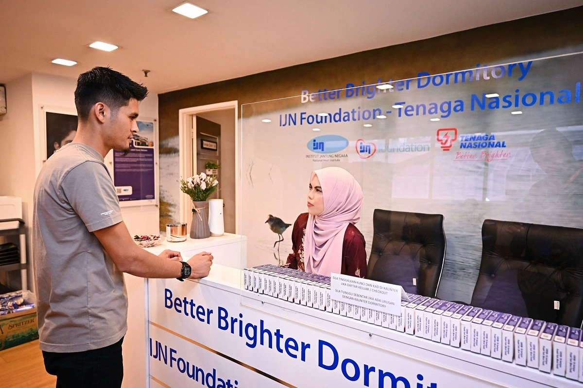 Tnb, ijn's affordable dormitory for heart patient families
