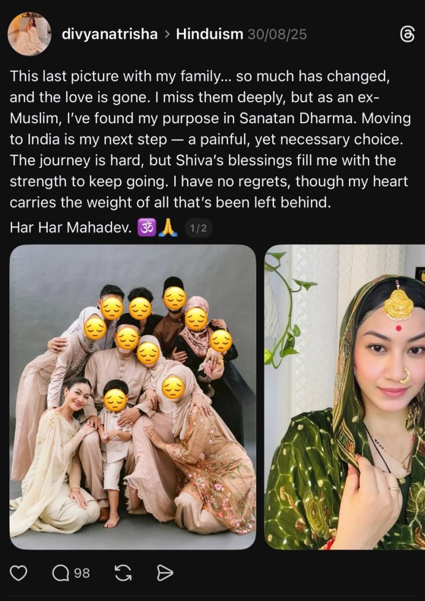 Daiyan trisha blasts fake hinduism conversion claims Daiyan trisha blasts fake hinduism conversion claims