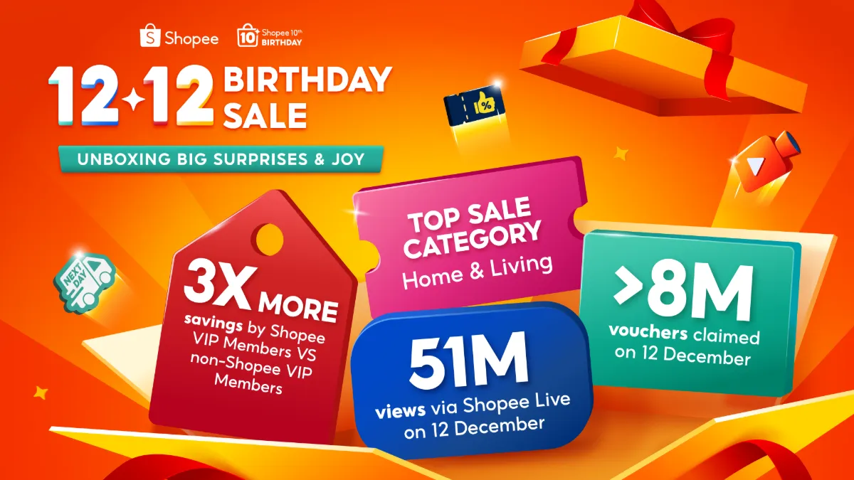 Shopee Shopee 12.12 Birthday Sale reveals how Malaysians balanced festive shopping with smarter spending